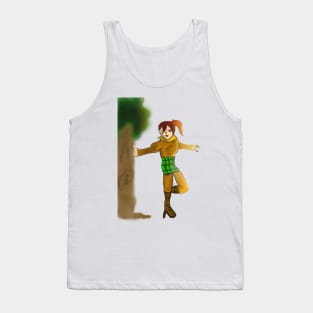 Girl With Nature Tank Top